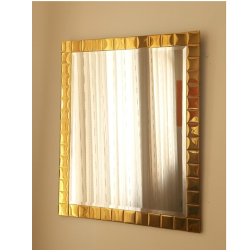 آینه استیل کد85Bرنگ طلایی سایز50*60