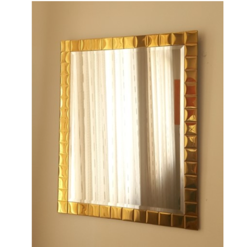 آینه استیل کد85Bرنگ طلایی سایز50*60